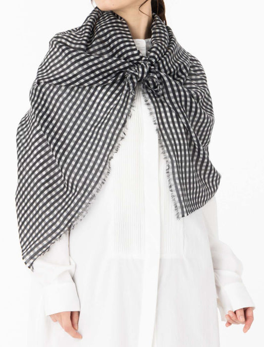 リネンカシミヤ梳毛ストール