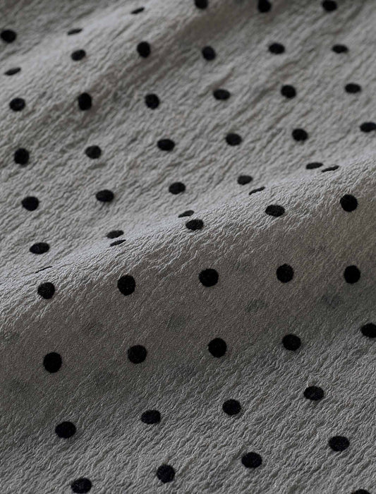 【受注】フロッキードット柄シアースカート