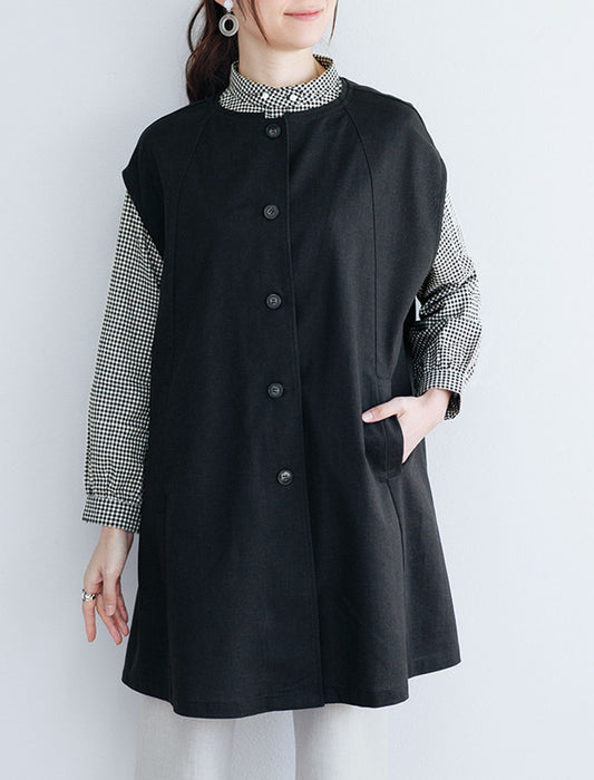 【受注】ゆったりロングベスト