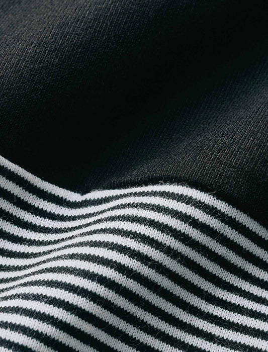 【受注】ボーダー切替えコットンプルオーバー