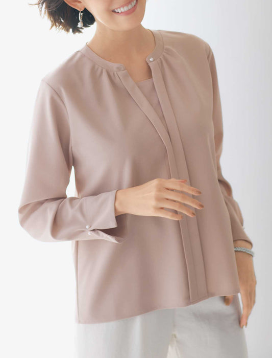 【受注】重ね着風デザイン「Ｔブラウス」