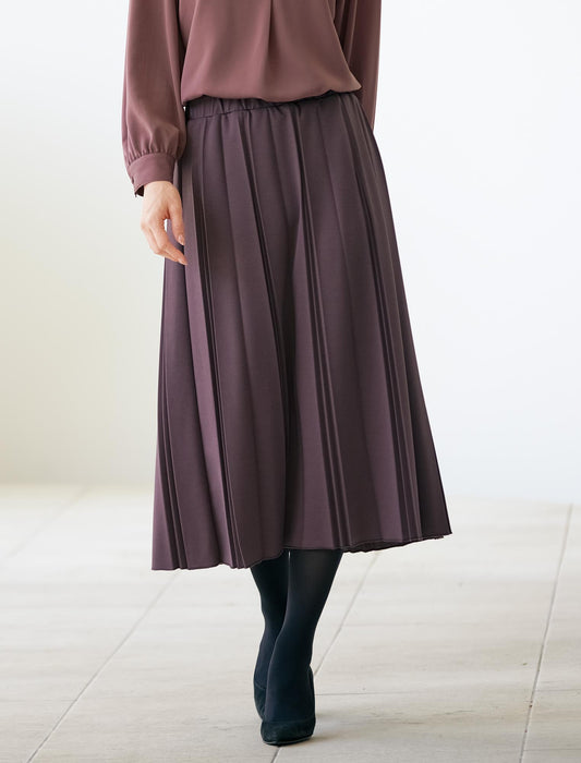 【受注】ジャージー素材プリーツスカート