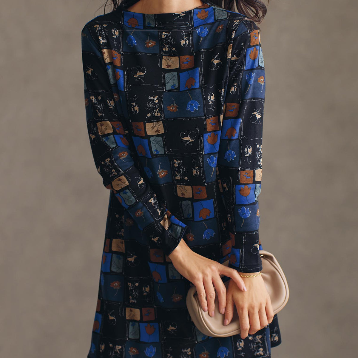 受注】モダンブロックプリントチュニック | Northmall（ノースモール