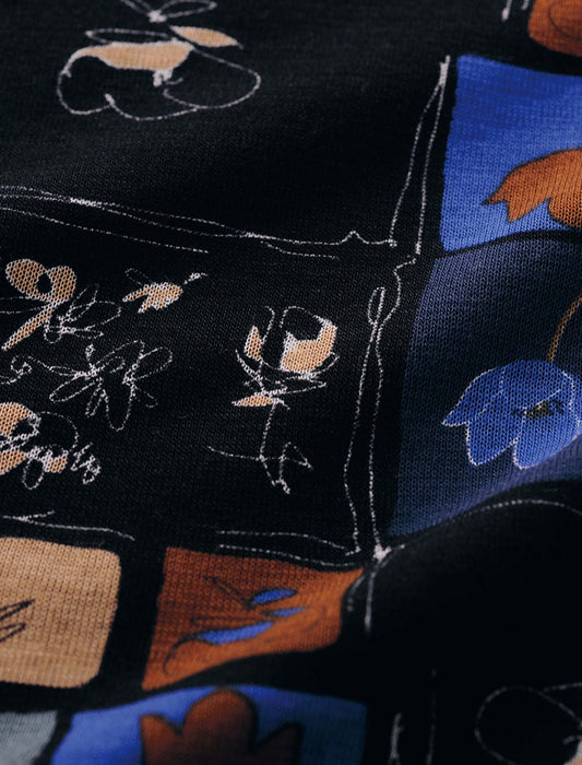 【受注】モダンブロックプリントチュニック