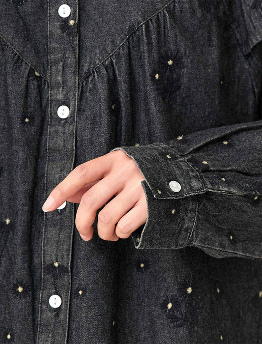 マーガレットデニムブラウス