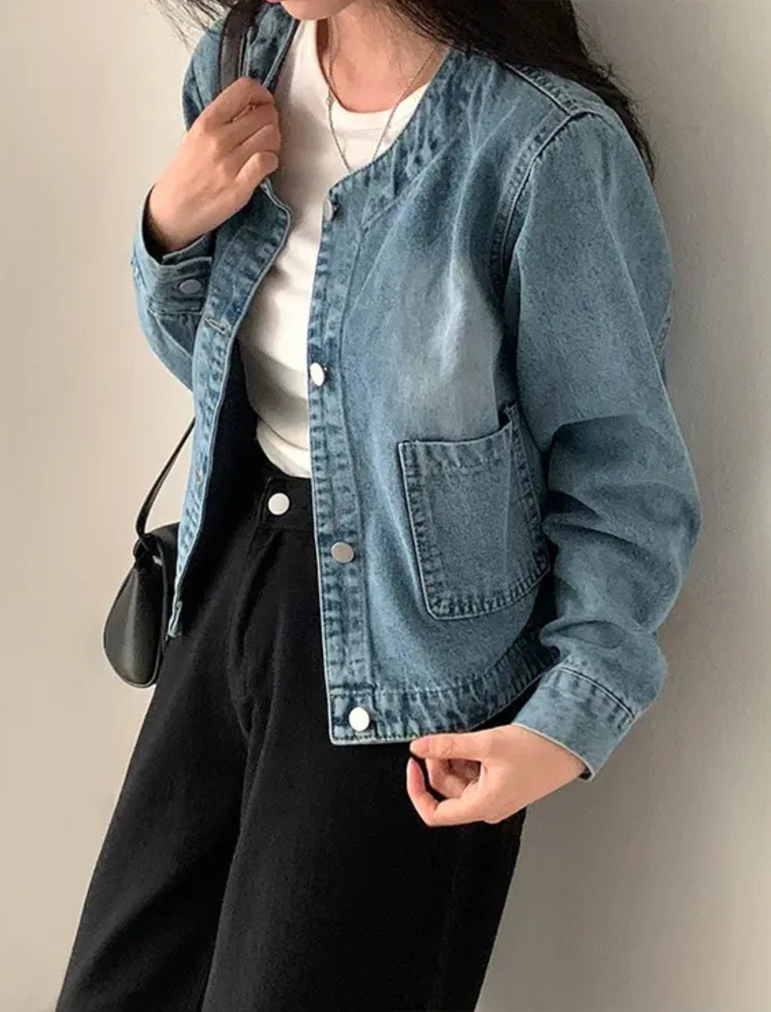 ノーカラーデニムジャケット | Northmall（ノースモール）暮らしを素敵