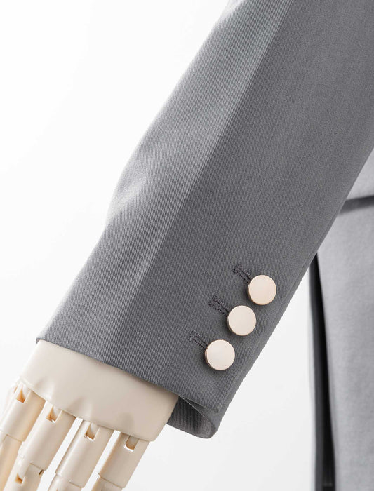 ストレッチツイルWボタンテーラードジャケット