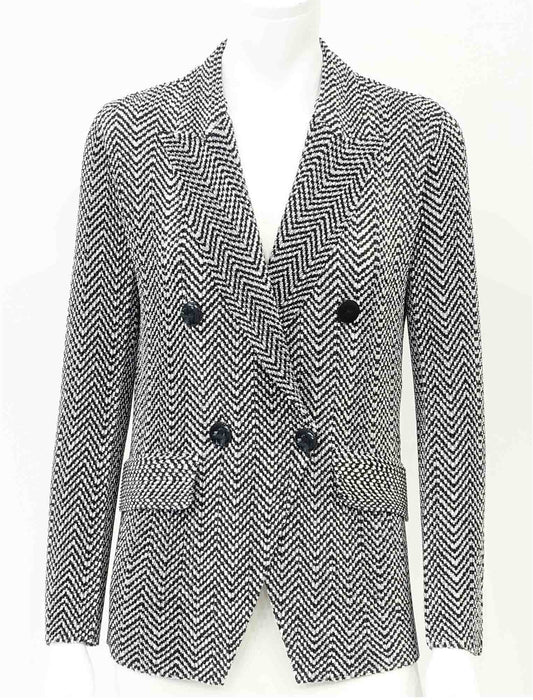 ＜SPECCHIO＞シャトルプリーツ ピークドラペル ダブルブレスト ジャケット