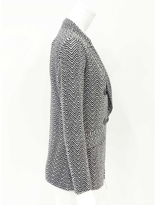 ＜SPECCHIO＞シャトルプリーツ ピークドラペル ダブルブレスト ジャケット