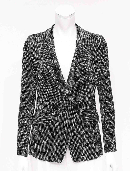 ＜SPECCHIO＞シャトルプリーツ ピークドラペル ダブルブレスト ジャケット