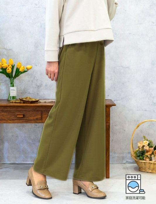 ライトジョーゼットワイドパンツ