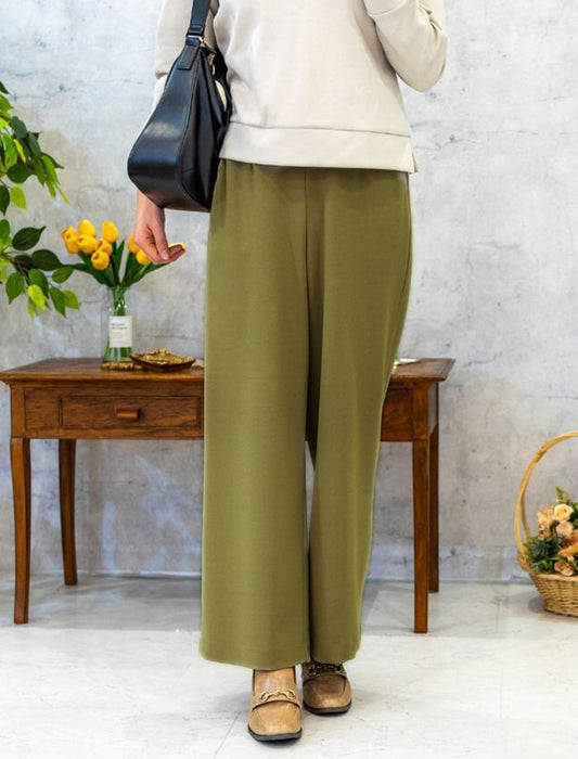 ライトジョーゼットワイドパンツ