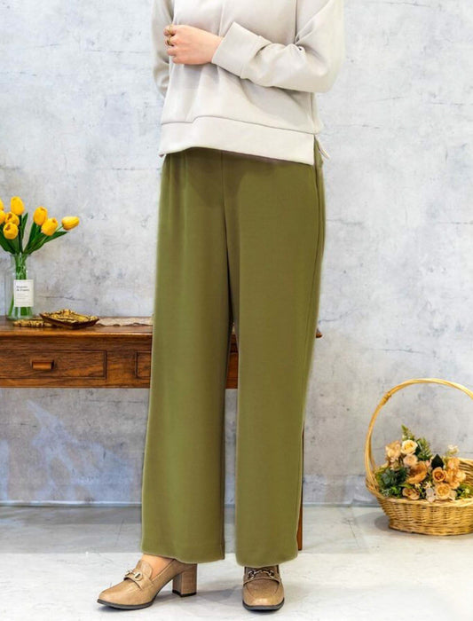 ライトジョーゼットワイドパンツ