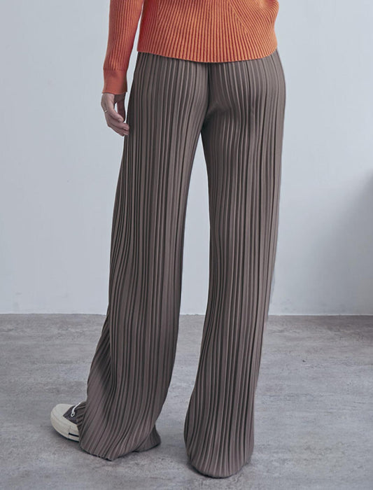 楽ちんランダムプリーツパンツ