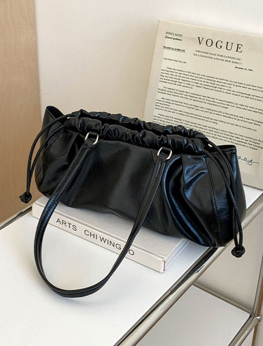 ギャザーシャーリング・ドロストショルダーバッグ