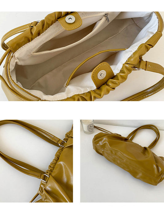 ギャザーシャーリング・ドロストショルダーバッグ