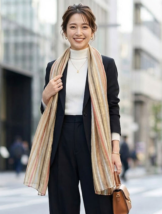 マルチストライプ・シルキーシマーストール