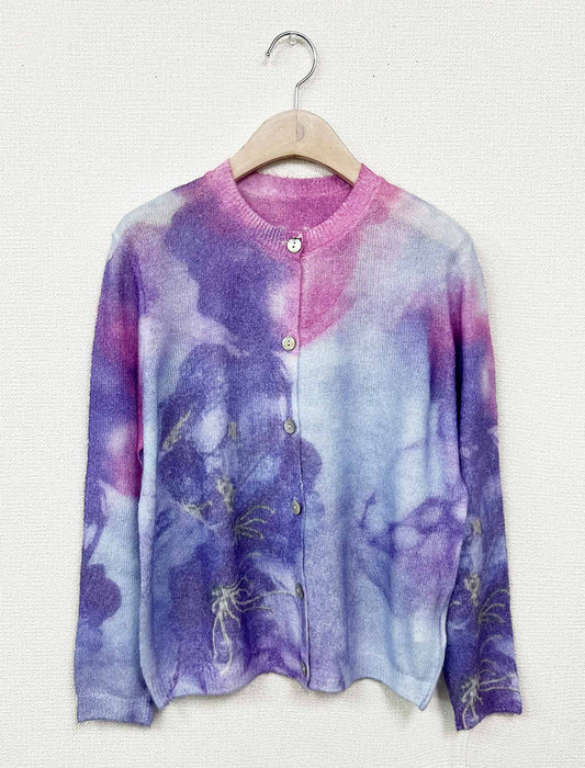 フェミニンアート・シアーニットカーディガン