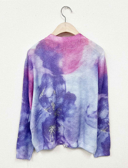 フェミニンアート・シアーニットカーディガン