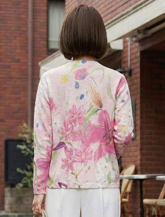 フェミニンアート・シアーニットカーディガン