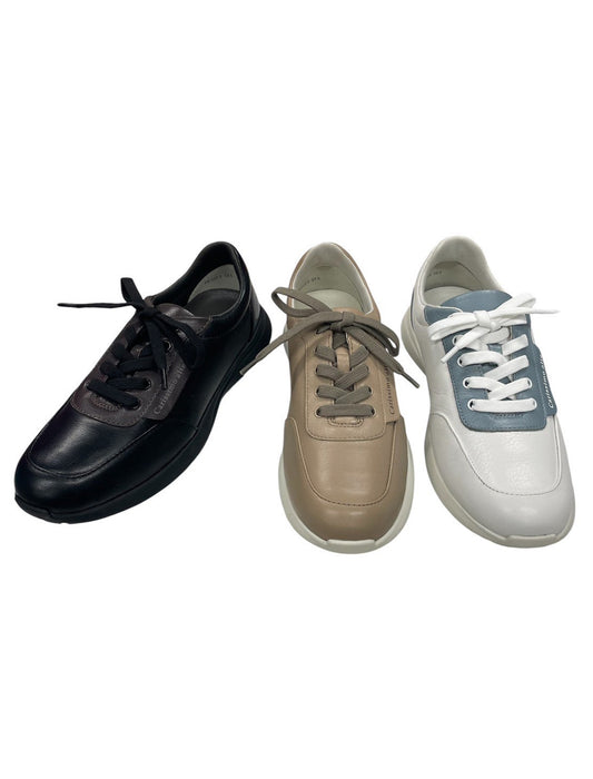 ＜カリシモアルテ＞軽量バイカラー・コートスニーカー