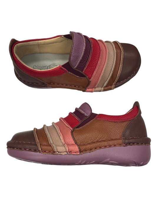 ＜エスタシオン＞マルチボーダー・レザーコンフォート