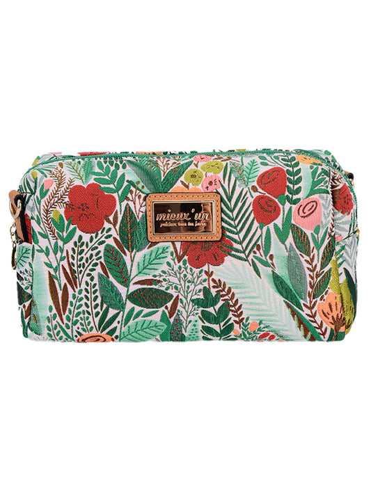 ボタニカル柄多機能ポシェット