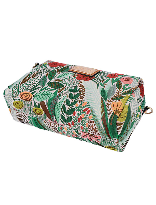 ボタニカル柄多機能ポシェット