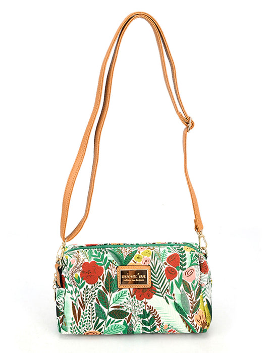 ボタニカル柄多機能ポシェット