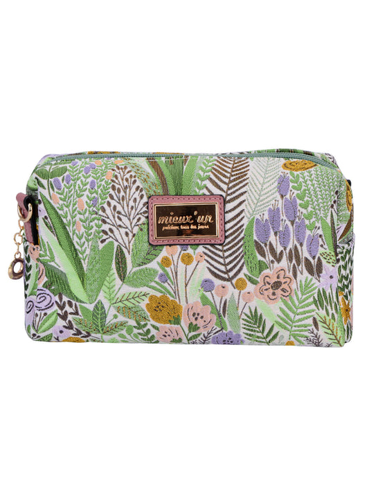 ボタニカル柄多機能ポシェット