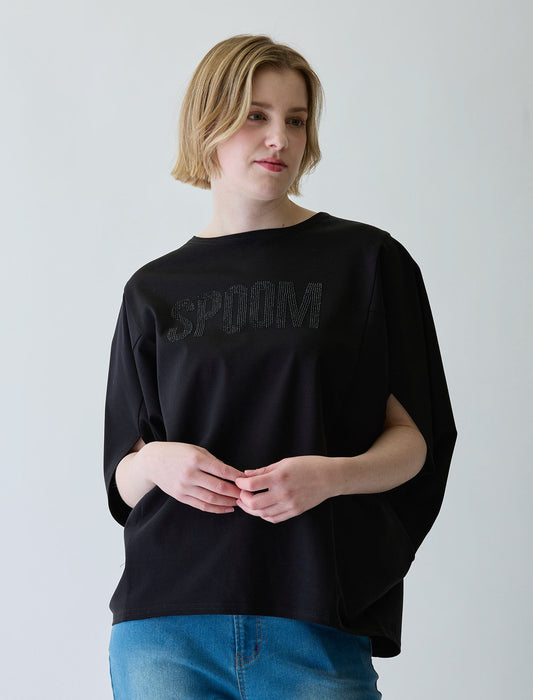 シルケットドルマンビジューTシャツ