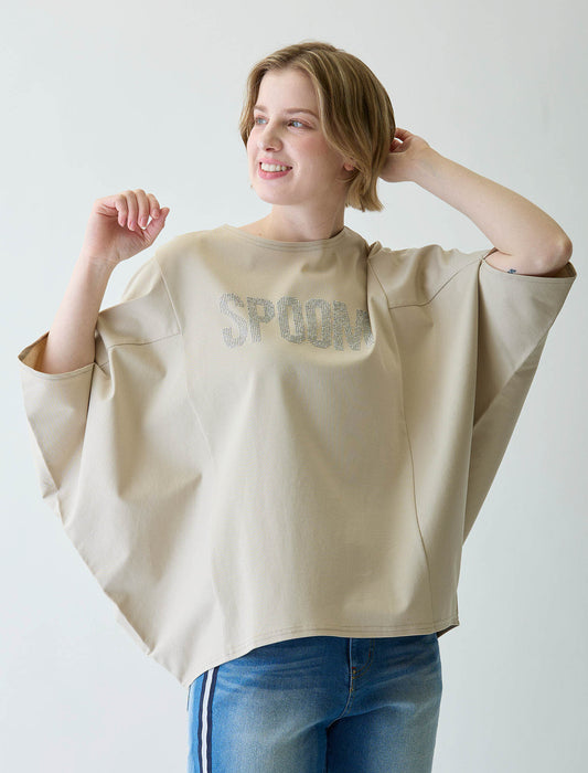 シルケットドルマンビジューTシャツ