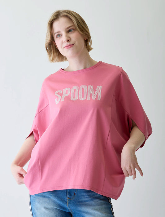 シルケットドルマンビジューTシャツ