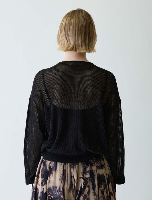 メッシュニットカーディガン