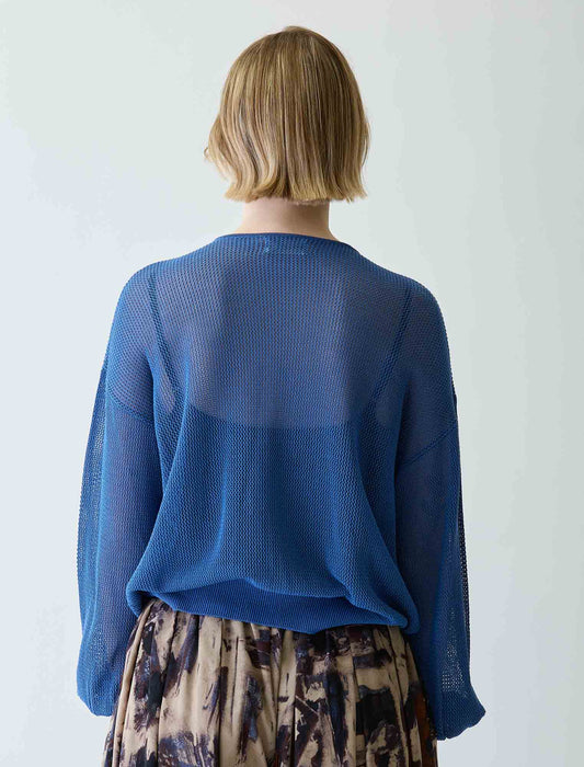 メッシュニットカーディガン