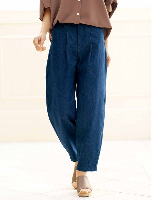 【受注】ストレッチデニムコクーンパンツ