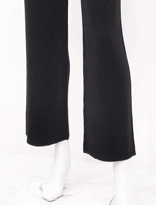 ＜SPECCHIO＞シャトルプリーツ ストレートパンツ