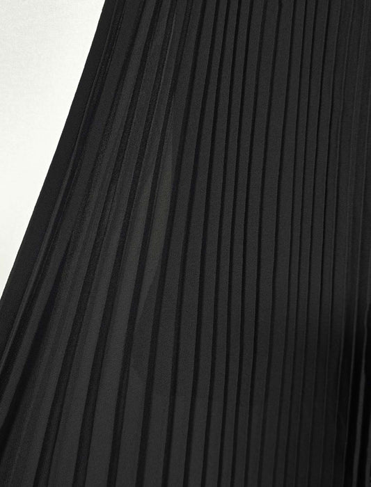 極細ランダムプリーツ フレアワイドパンツ（スカーチョ）