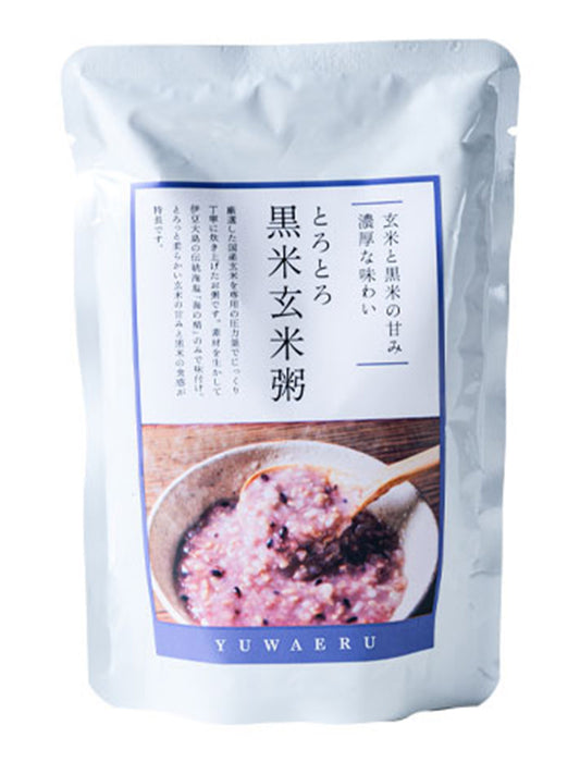 とろとろ黒米玄米粥