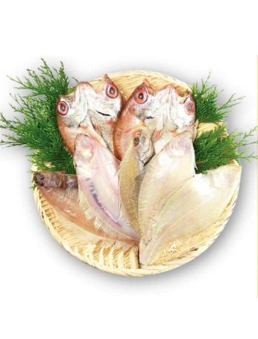 【お取り寄せ(送料込)】のどぐろ大型・かれい2種干物セット