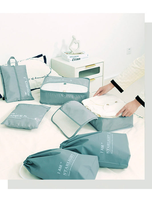 荷造りすっきり旅行収納ポーチ６点セット