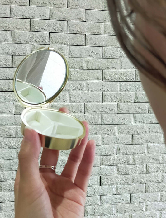 ミラー付きアクセサリーケース