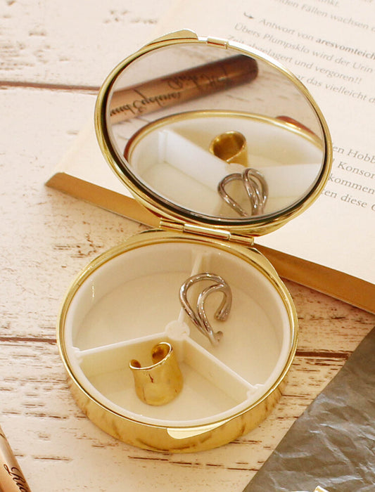 ミラー付きアクセサリーケース