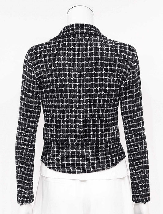 ＜SPECCHIO＞シャトルプリーツライダースジャケット