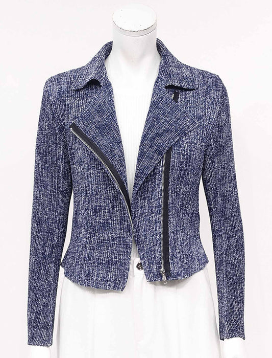 ＜SPECCHIO＞シャトルプリーツライダースジャケット