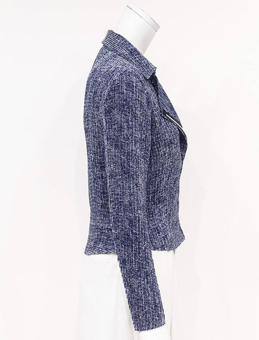 ＜SPECCHIO＞シャトルプリーツライダースジャケット