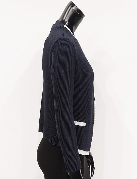 ＜SPECCHIO＞バイカラーシャトル カラーレスジャケット