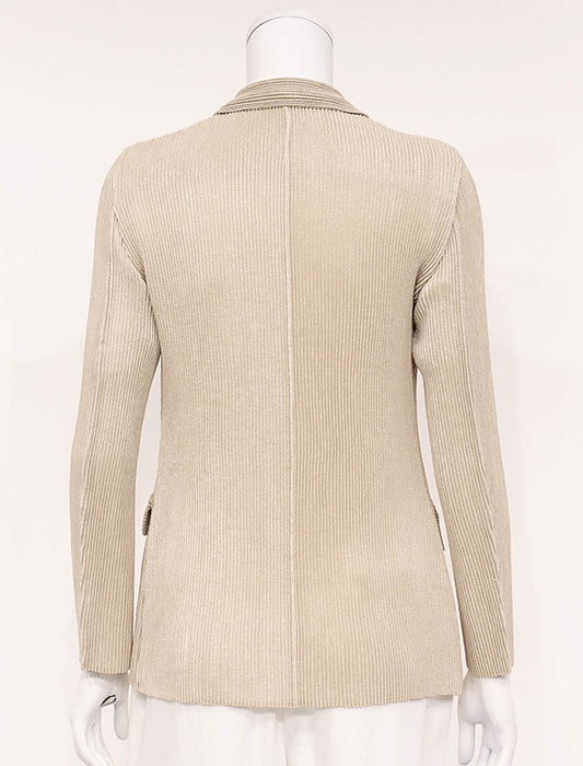 ＜SPECCHIO＞シャトルプリーツダブルブレストジャケット