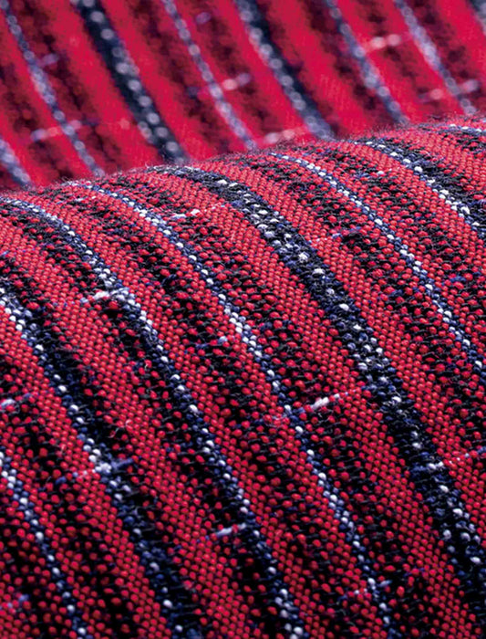 【受注】久留米織スタンド衿チュニックワンピース