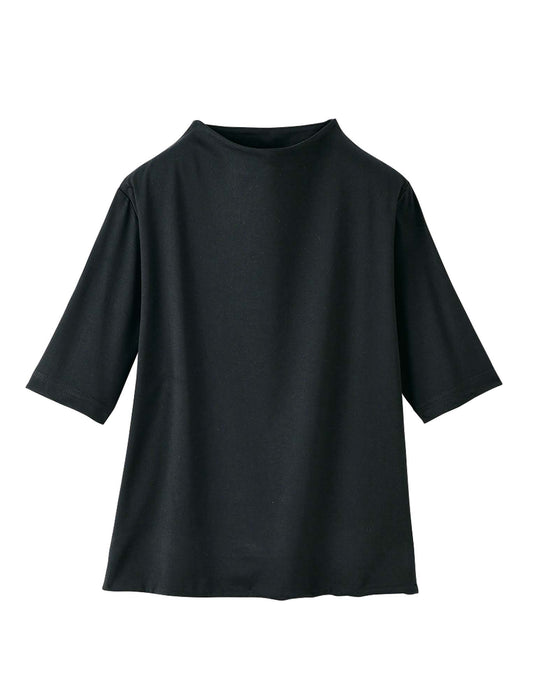 【受注】二重仕立てマダムTシャツ（ボトルネック）